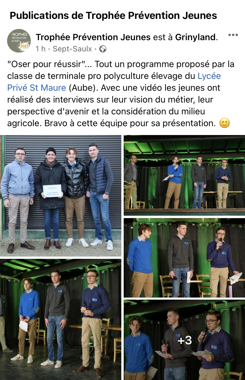 Lycée SainteMaure Nos actualités